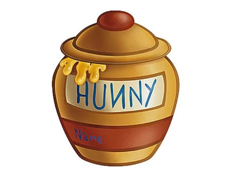 winnie the pooh honey pot printable image